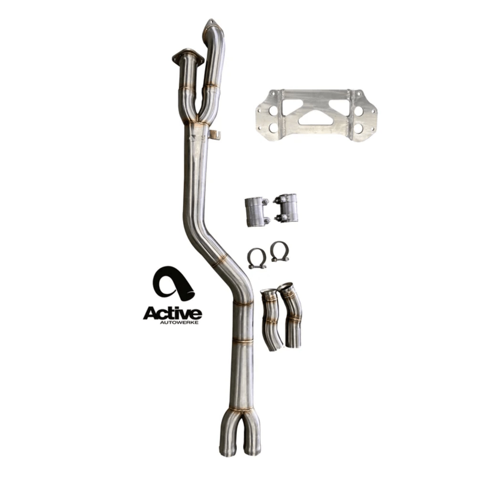 Active Autowerke G80/G82 M3/M4 Signature single mid - pipe with G - brace - BMG Performance