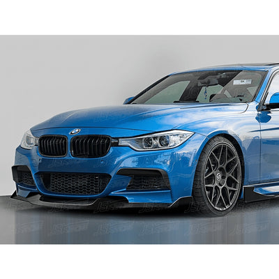 Carbon Fiber MAD Style Front Lip - For BMW F30 M Sport Only - BMG Performance